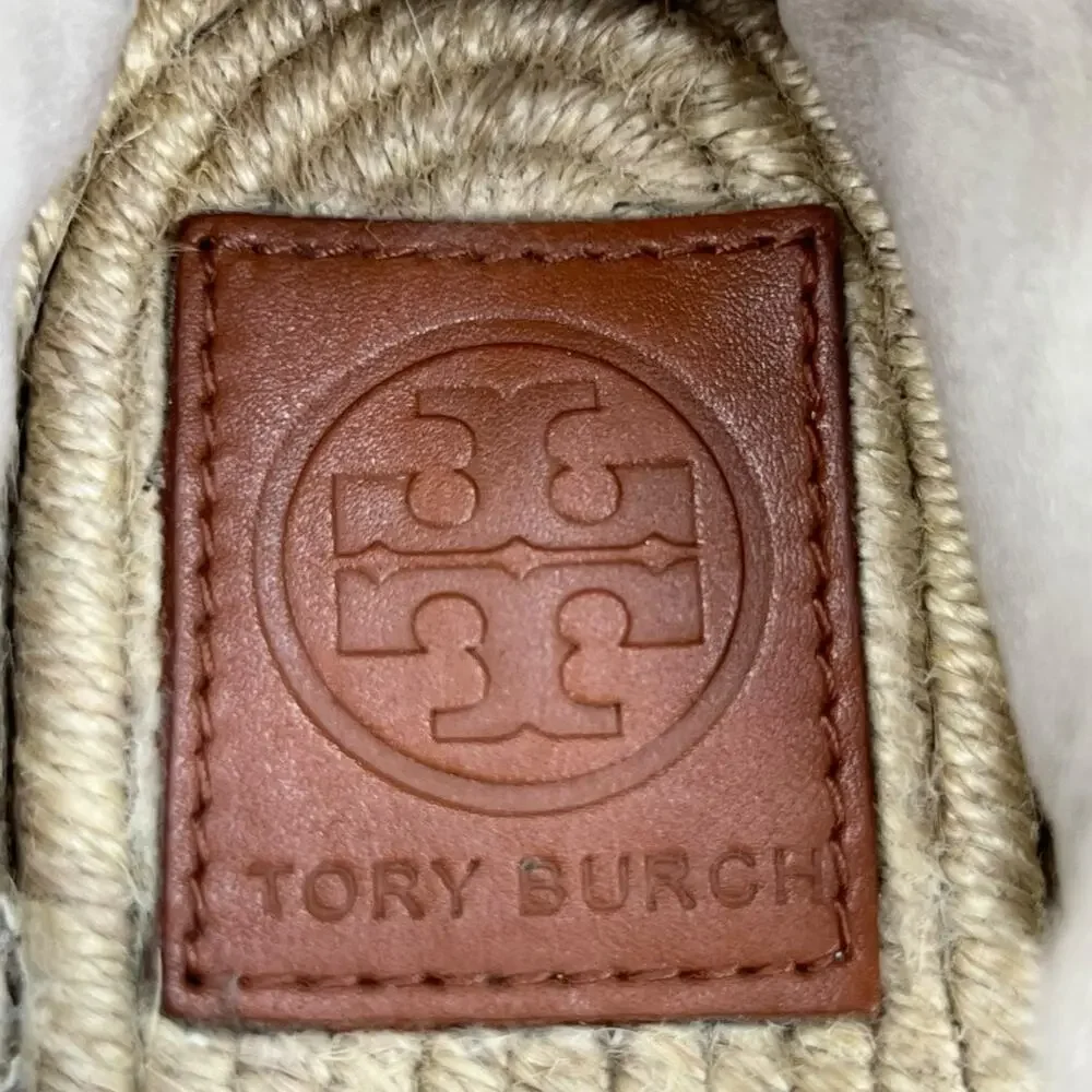 Tory Burch Women’s Catalina Cream Closed Toe Espadrille Size US 11